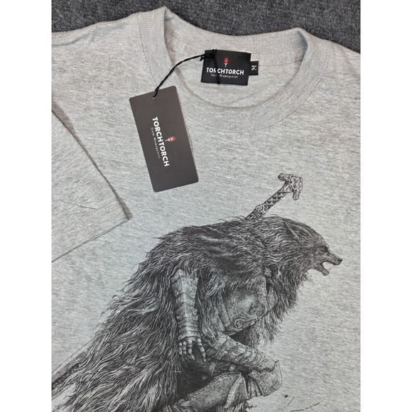 TorchTorch Other - NEW TorchTorch Blaidd Elden Ring Tee Shirt Mens Medium Heather Gray